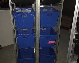 Commercial Aluminum Basket Racks 2 with extra baskets