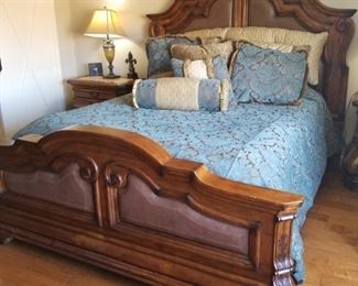 Michael Amini Cali King Bed