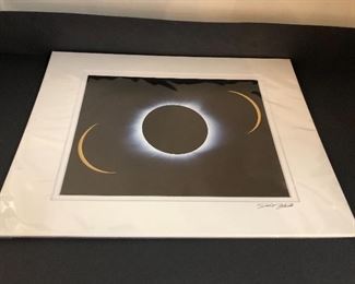 eclipse photograph art signed