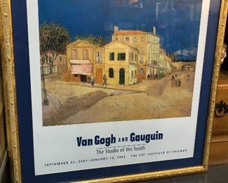 van gogh framed poster art