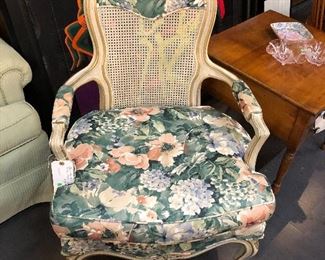 Cane Back Queen Anne Vintage chair