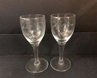 Pair of wine glasses