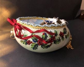 Hand Decorated, painted & Carved Goose Egg