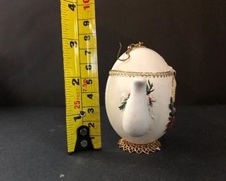 Hand Decorated, painted & Carved Goose Egg