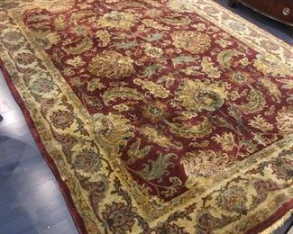 Large Red Yellow Rug