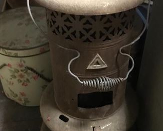 Old metal heater