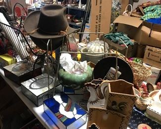 More random items...glass, hats, mid-century and other