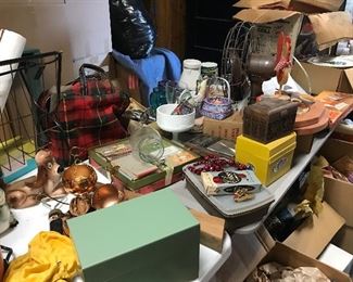 Bags, metal boxes, vintage swim caps and more