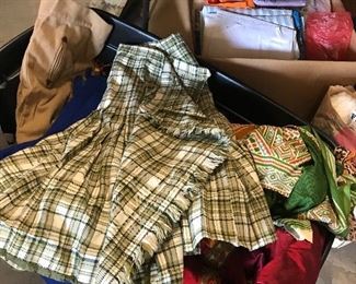 Vintage clothing skirts, pants shirts and other