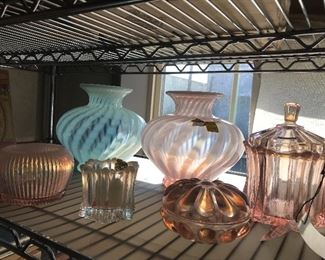 Fenton glass with original lablels