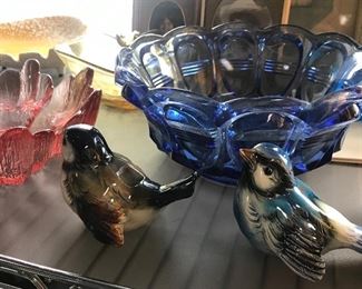 Goebel birds and other glass