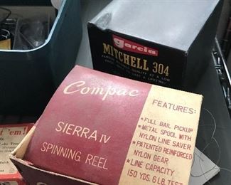 Compac & Mitchell fishing reels