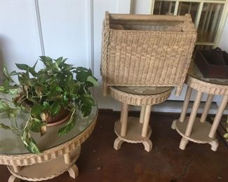 Wicker furniture