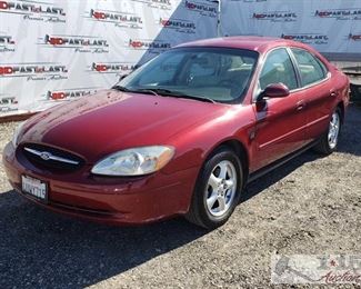 66: 2002 Ford Taurus, See Video!!
This clean 2002 Ford Tarus has 187,035 miles and has power windows and doorlocks, power driver seat, leather seats, and ice cold ac.
Year: 2002
Make: Ford
Model: Taurus
Vehicle Type: Passenger Car
Mileage: 187,035
Plate: 4UWY715
Body Type: 4 Door Sedan
Trim Level: SES Deluxe
Drive Line: FWD
Engine Type: V6, 3.0L (182 CID); DOHC
Fuel Type: Gasoline
Horsepower: 200-220HP
Transmission:
VIN #: 1FAFP55S22G137373
DMV estimated Registration: $300 for 2020 Registration and $70 for Doc fees