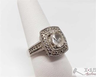 520:
Sterling Silver Ring, 5.2g
Weighs approx 5.2g, size 7