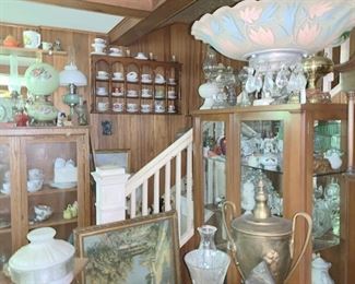 Just a few of our lamps, cups and saucers