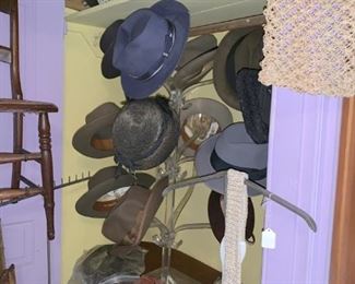 Loads of hats and hat boxes