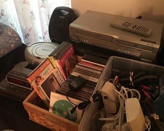 Radios, vcr - dvd combo player