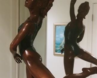 "Ballerina Bronze Sculpture" Artist Proof
Javier Villarreal
Sculpture
Bronze With Green Patina $2,000.00 OUR PRICE-online these run $2,900 to $4,000.