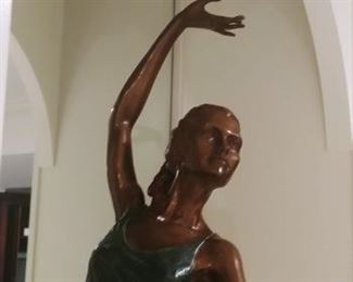 "Ballerina Bronze Sculpture" Artist Proof
Javier Villarreal
Sculpture
Bronze With Green Patina $2,000.00 OUR PRICE-online these run $2,900 to $4,000.