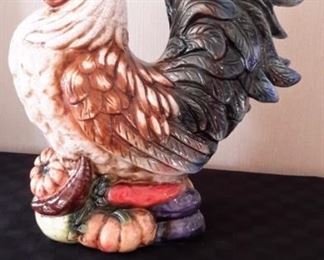 Large, proud ceramic rooster! No chips or cracks.