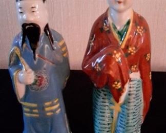 Antique ceramic figurines