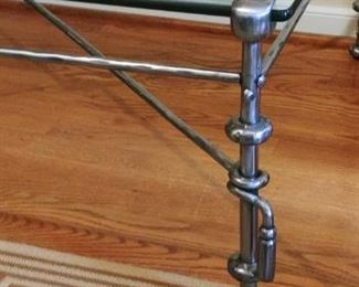 FRANCESCO MOLON (GIEMME STILE) glass top coffee table made in Italy! Fine furnishings!