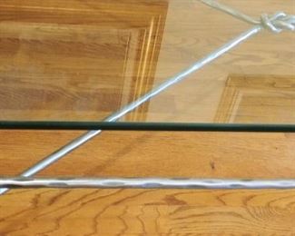 FRANCESCO MOLON (GIEMME STILE) glass top coffee table made in Italy! Fine furnishings!