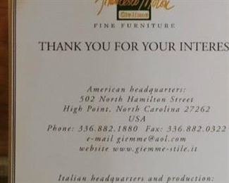 FRANCESCO MOLON (GIEMME STILE) glass top coffee table made in Italy! Fine furniture!