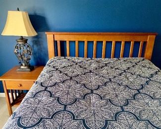 Cargo Kids full size bed and side table