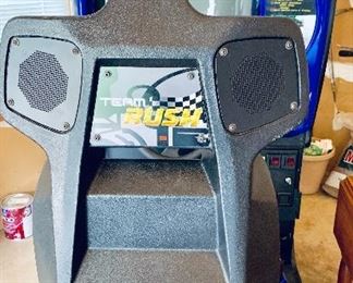 ATARI Rush 2049.  Full size 'sit down' arcade machine. Generally excellent condition (monitor needs to be replaced).  78" x 33.5" x 64".  Approx 500 lbs.