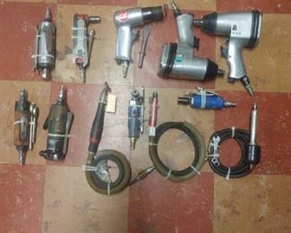 Air tools, impacts, pencil grinders, ratchets, drills
