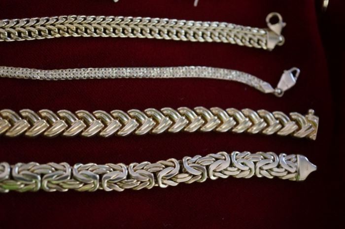 14K Italian Gold Bracelets