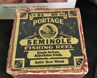 Vintage Portage Seminole fishing reel