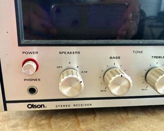 OLSON stereo receiver, GOOD condition. 