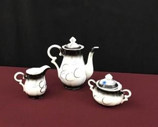 Vintage 1940s Moriage Dragonware Tea Set