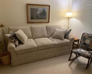 Sofa bed. Super soft Corduroy