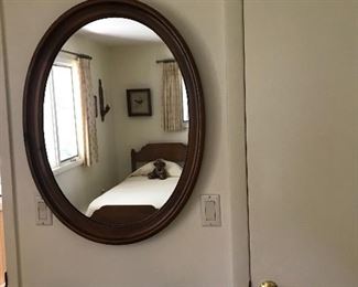 Beautiful antique cherry mirror