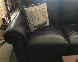 Leather sofa