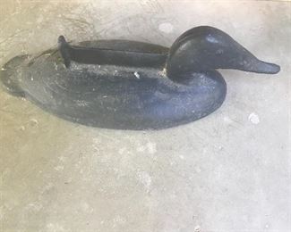 Cast iron duck boot scraper