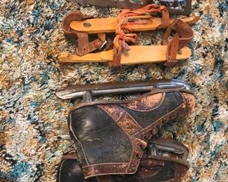 Antique ice skates