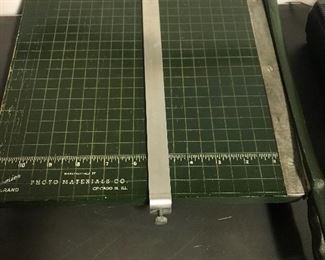 Vintage paper cutter 