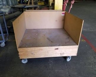 Rolling Wood Cart