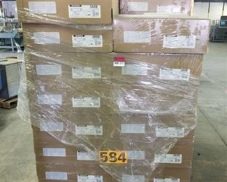 Pallet of Armstrong Acoustic Material Ceiling Tiles 24in x 24in