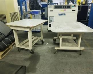 Rolling Wood Work Tables