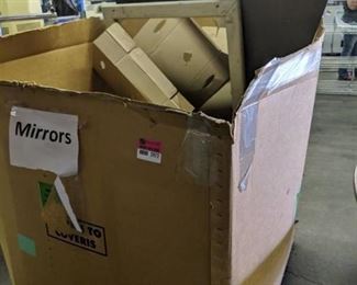 Tote Full Of Various Mirrors.