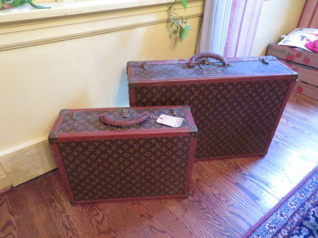 Louis Vittion vintage luggage.