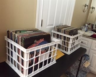 wonderful collection of vinyl in mono and stereo, 1960s-1980s