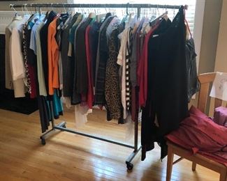 Rack of clothes - $1 each