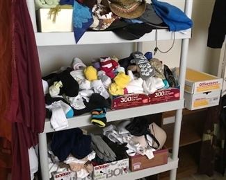 SOCKS, BRAS, NYLONS, HATS, SCARVES